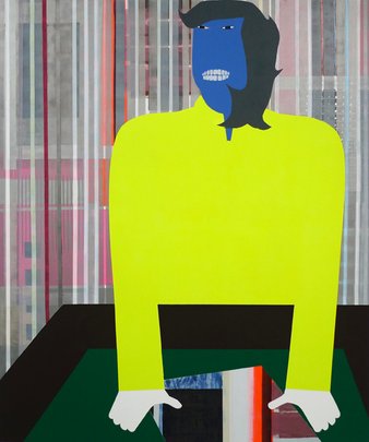 Yellow Sweater II | Gele Trui II,  180x150 cm, 2010 Anuli Croon