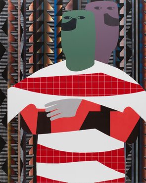 Tronie & Stad VIII, 180x150 cm, 2017 Anuli Croon