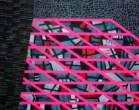 Architectural Construction V, 180x225cm, 2008, Anuli Croon