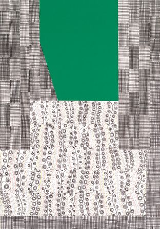 Collages: cutted patterns, coloured paper Anuli Croon 2005